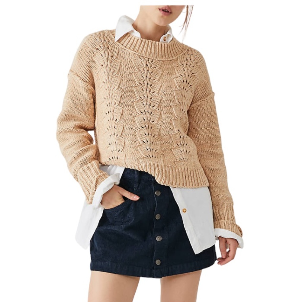 FREE PEOPLE Women’s Ebony Ray Cord Mini Skirt Size: 8